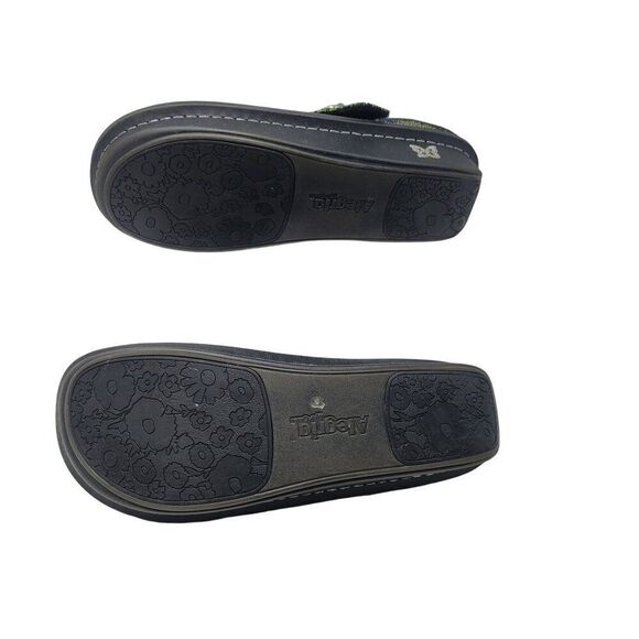 Alegria Whimsical Leather Mary Jane Shoes 42 Colorful Swirl Fairycore Kidcore - Picture 10 of 13